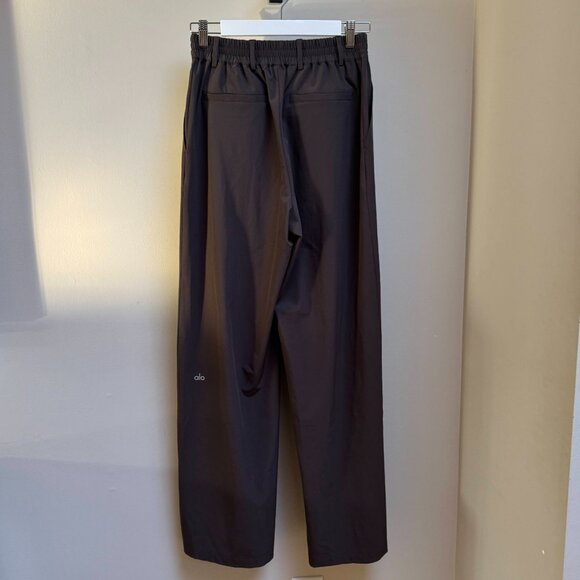 Alo High-Waist Pursuit Trouser-Olive Tree - Picture 6 of 10